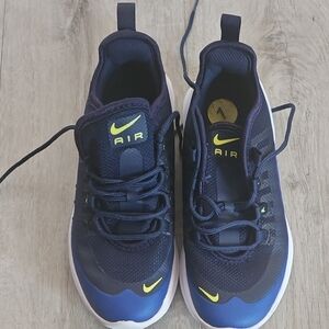 Nike Kids Blue and Yellow Sneakers